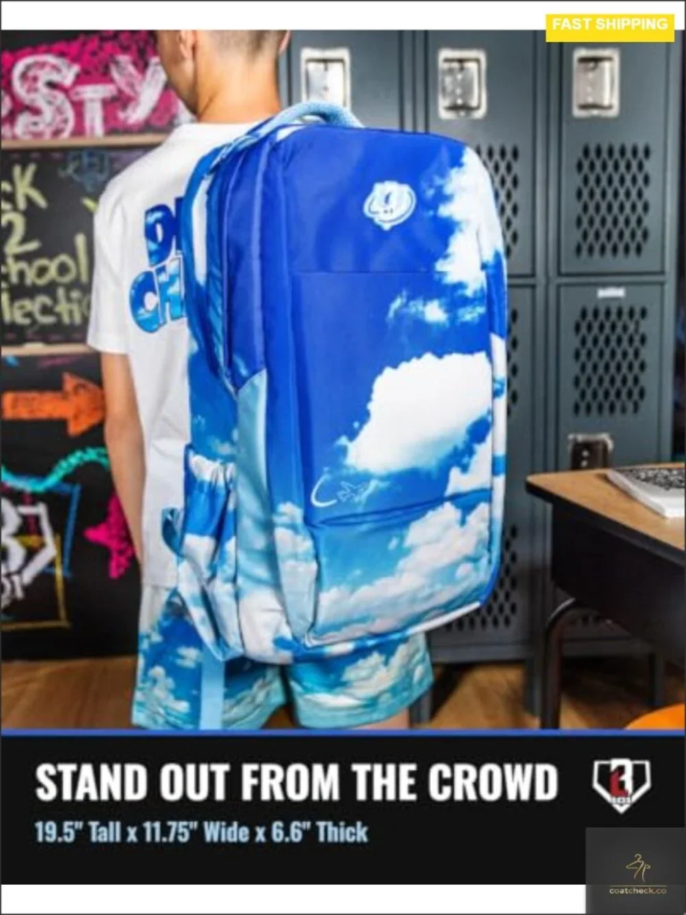 Baseball Backpack with Padded Laptop Compartment, Water Bottle Pockets, Comfort